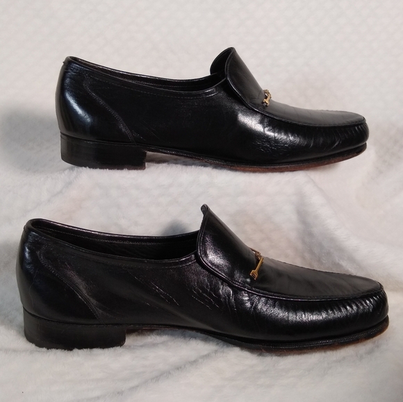 Men\'s Florsheim Imperial Ritz Black Leather Luxurious Moccasin Loafers Sz 10 main image 7